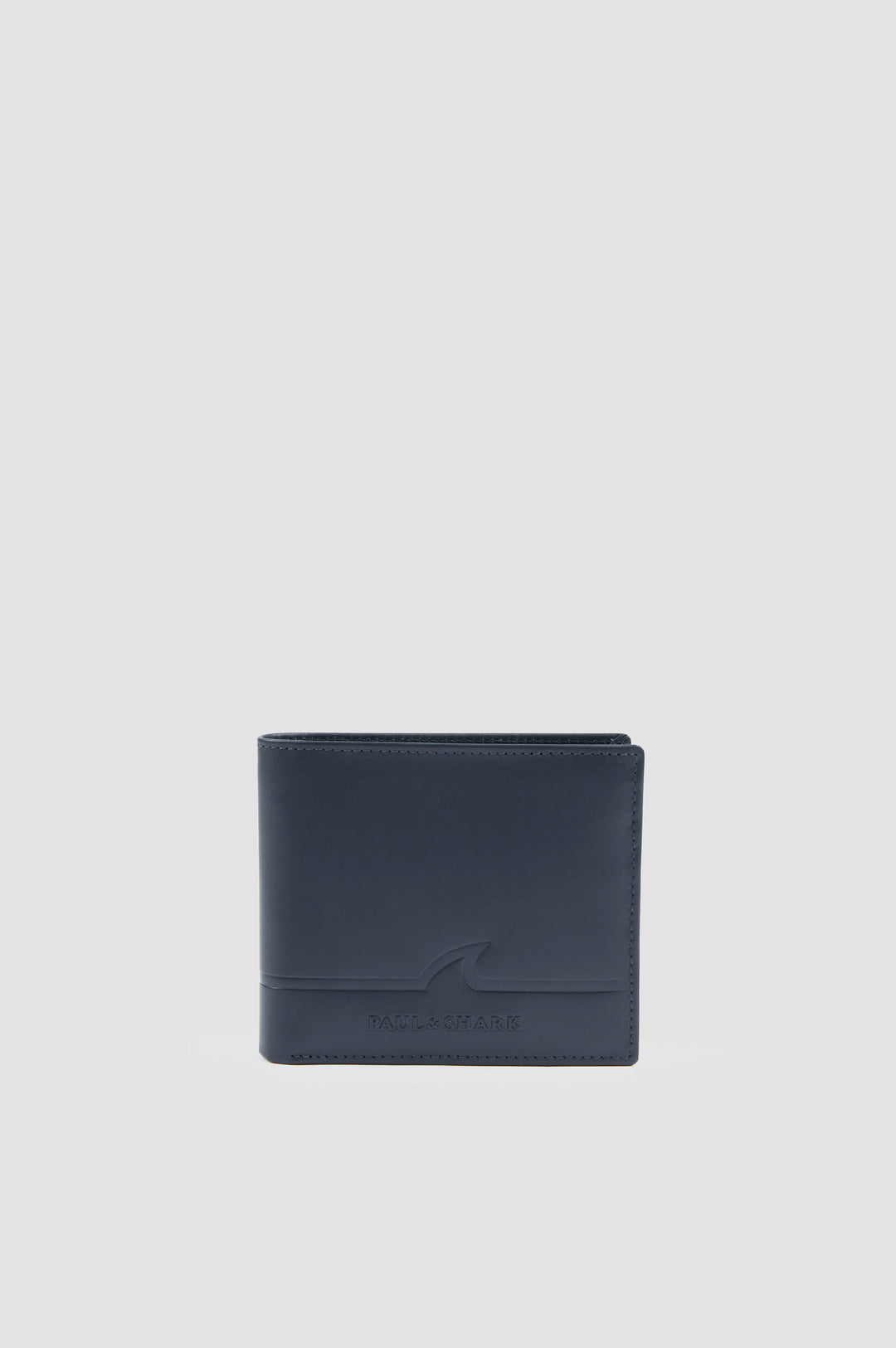 Paul & Shark Embossed Leather Wallet | Navy
