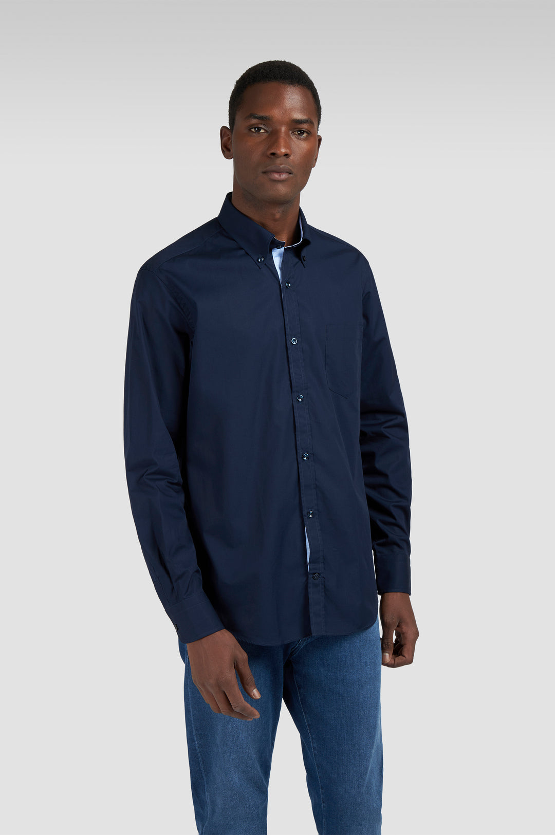Paul & Shark Cotton Poplin Shirt | Navy