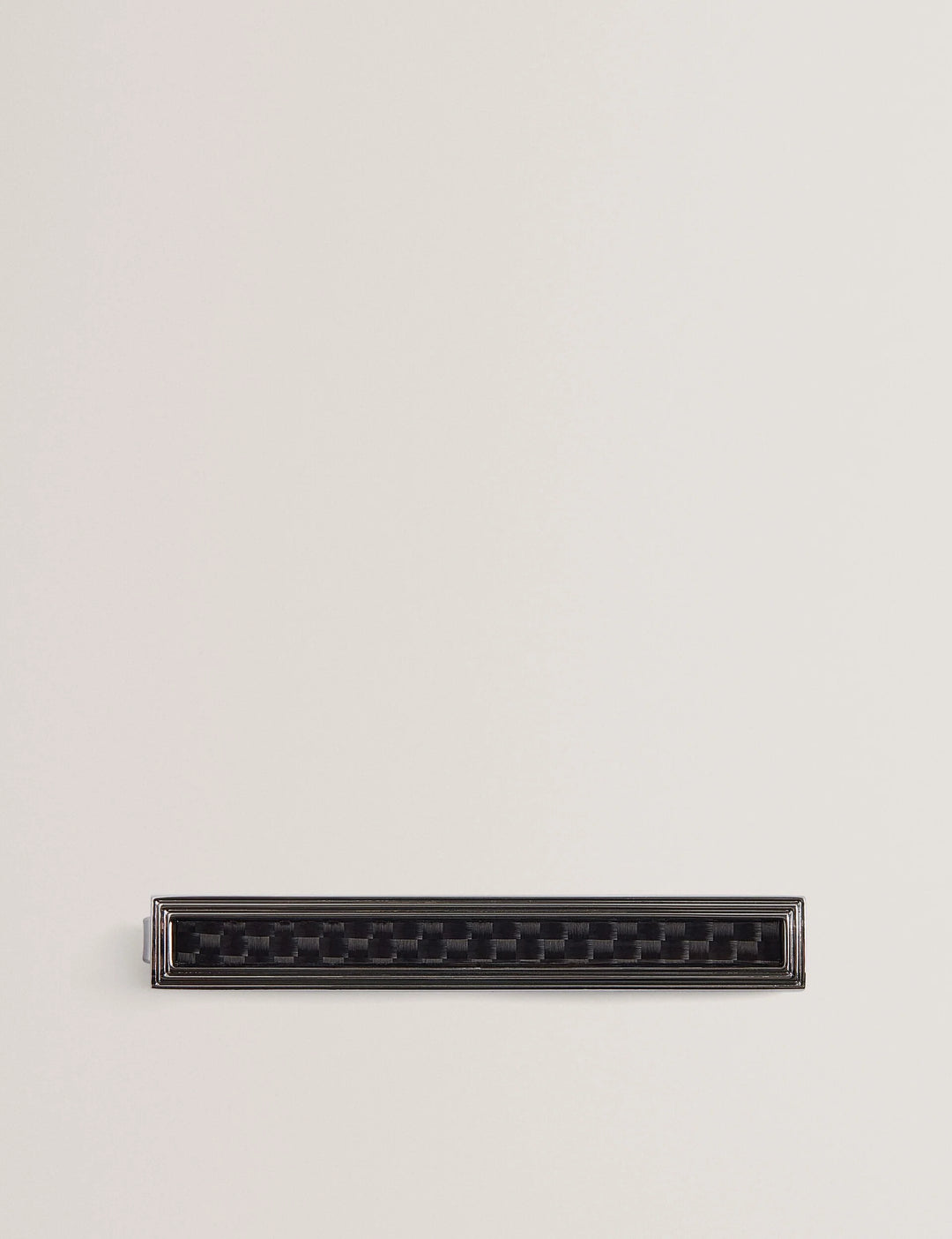 Ted Baker Carmont Carbon Cufflinks and Tie Clip | Silver