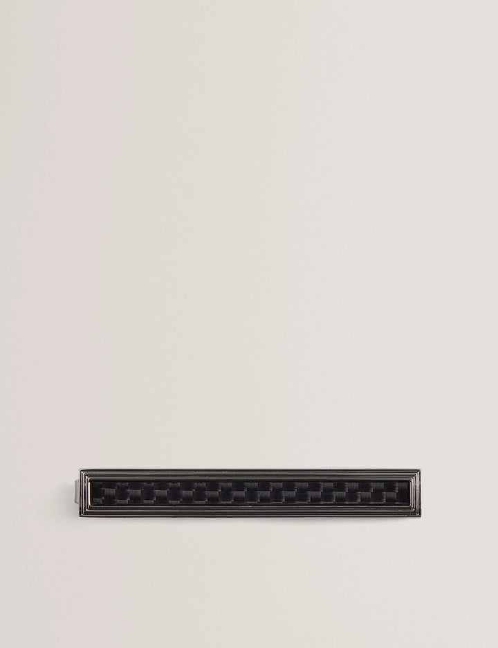 Ted Baker Carmont Carbon Cufflinks and Tie Clip | Silver