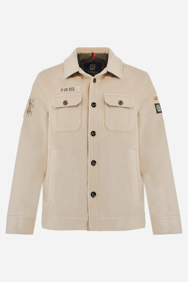 La Martina Men’s Cashmere Field Jacket Guards | Beige