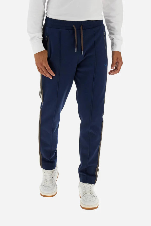 La Martina Men’s Joggers Cotton Interlock Fleece Two-tone | Navy