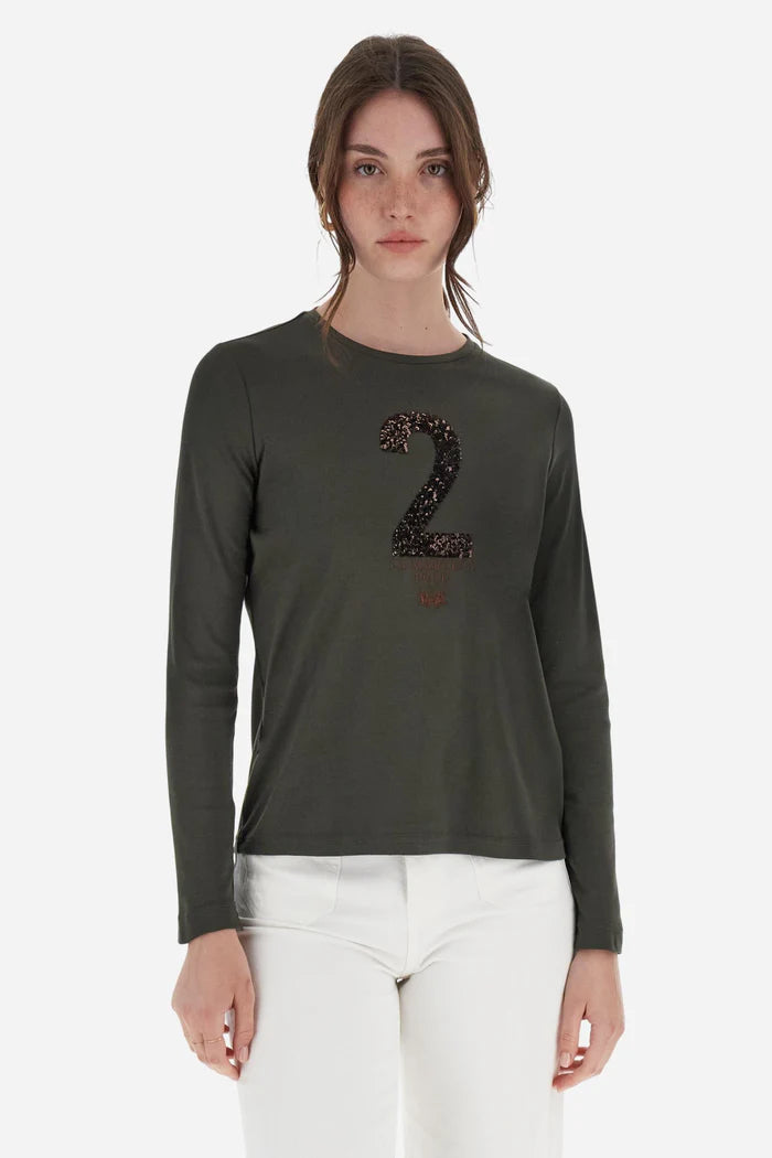 La Martina Women’s long-sleeve T-shirt Fluid Jersey | Falcon