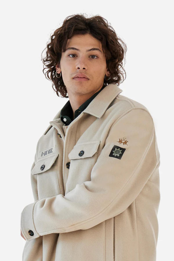 La Martina Men’s Cashmere Field Jacket Guards | Beige