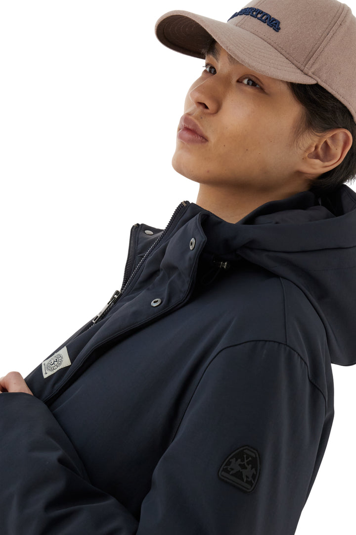 La Martina Men's Down Long Jacket | Navy