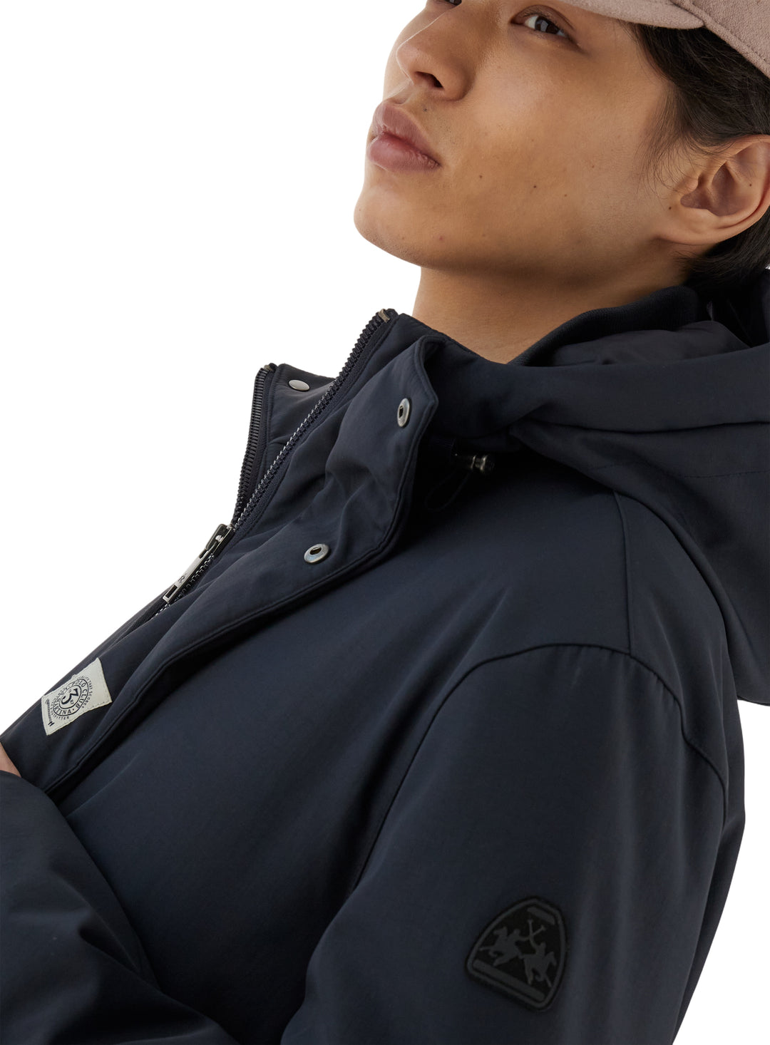 La Martina Men's Down Long Jacket | Navy