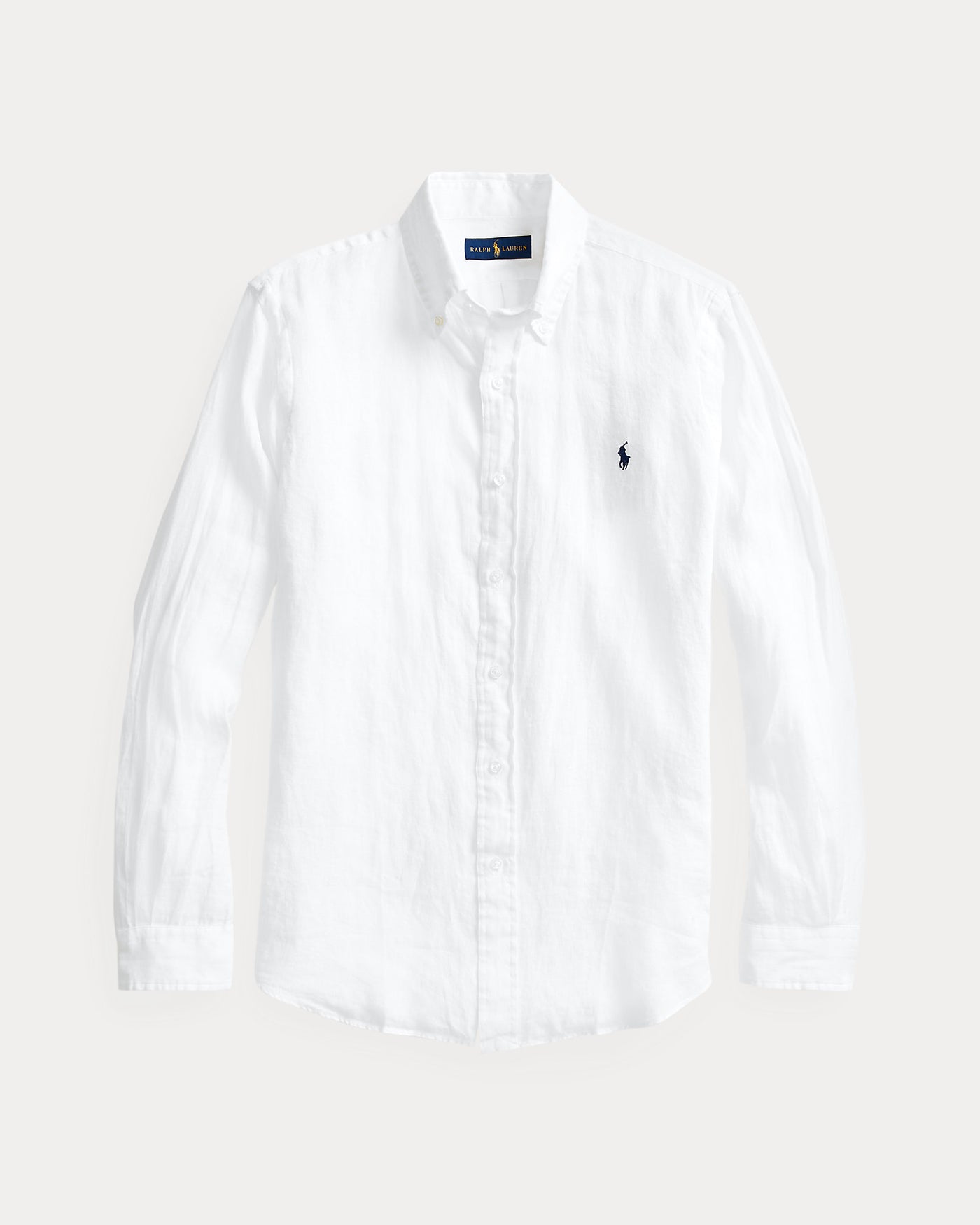 Ralph Lauren Slim Fit Linen Shirt | White