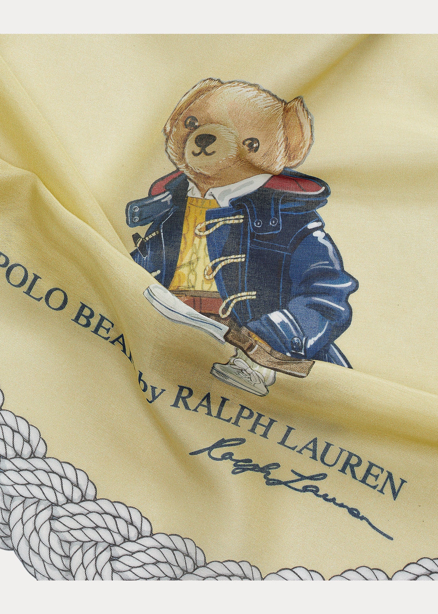 Ralph Lauren Polo Bear Cotton-Silk Scarf | Multi