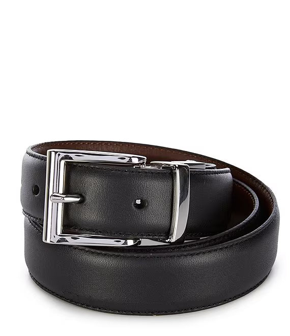 Ralph Lauren Reversible Dress Belt | Black/Brown