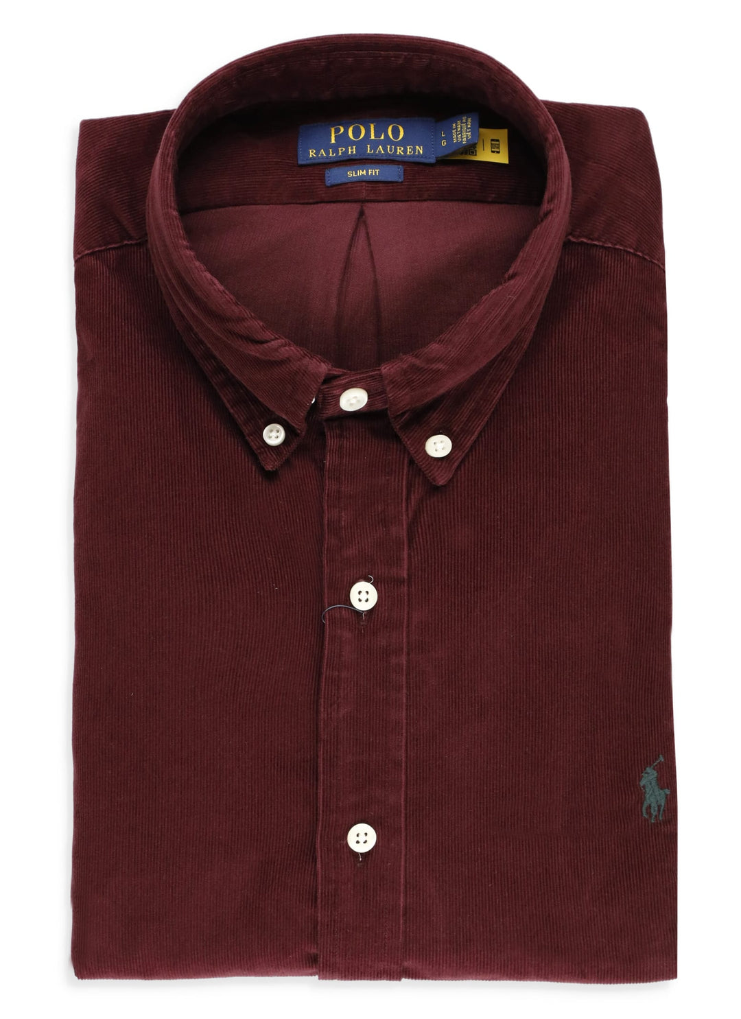Ralph Lauren Corduroy Slim Fit Shirt | Harvard Wine