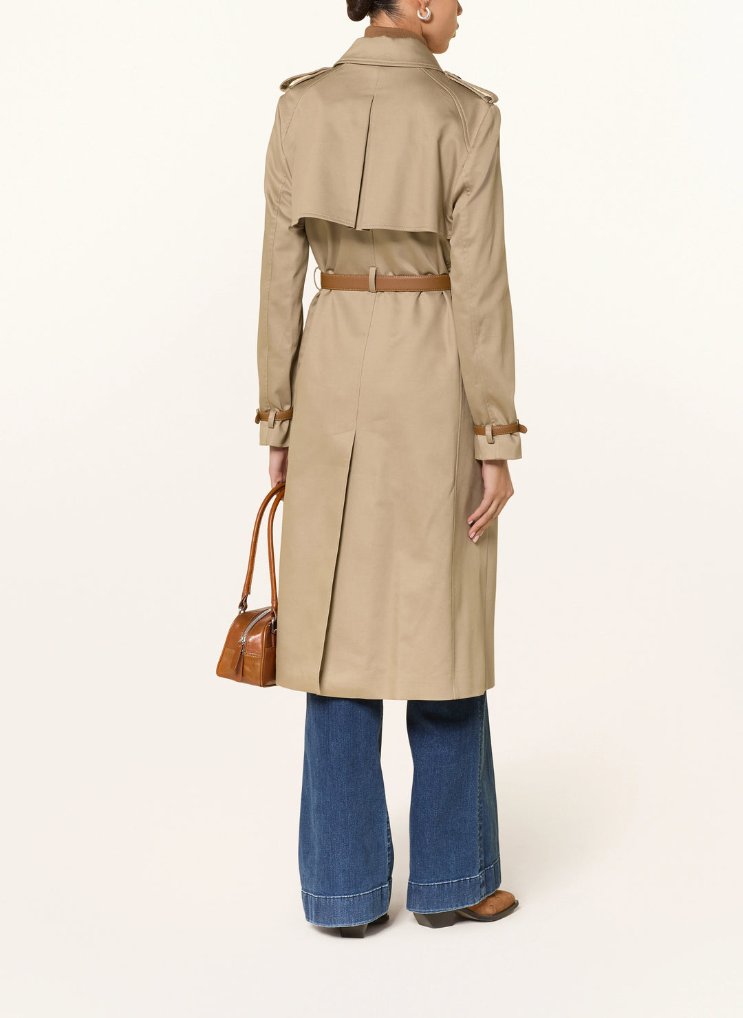 Ted Baker Arytha Cotton Twill Belted Trench Coat | Camel