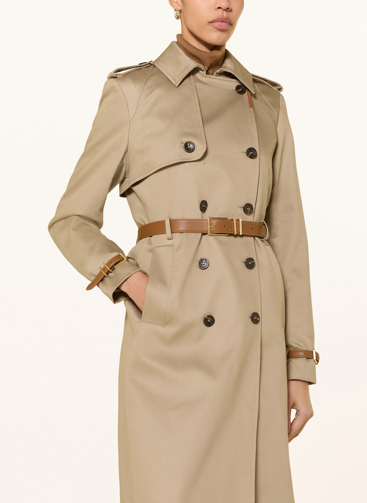 Ted Baker Arytha Cotton Twill Belted Trench Coat | Camel