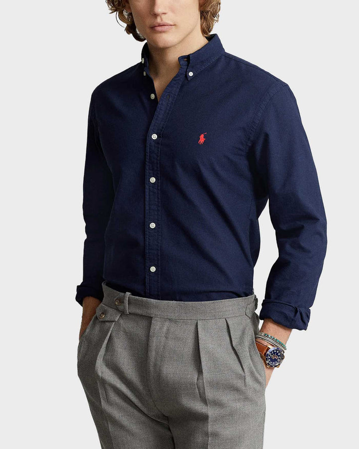Ralph Lauren Oxford Slim Fit Shirt | Cruise Navy
