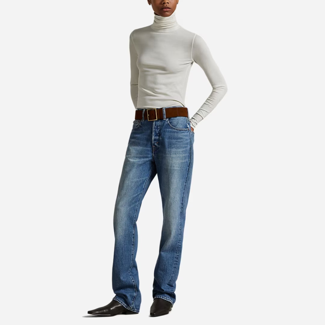 Ralph Lauren Stretch Blend Turtleneck | Nevis