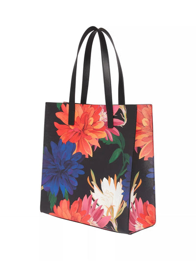 Ted Baker Amarly Printed Dahlia Large Icon Bag | Black