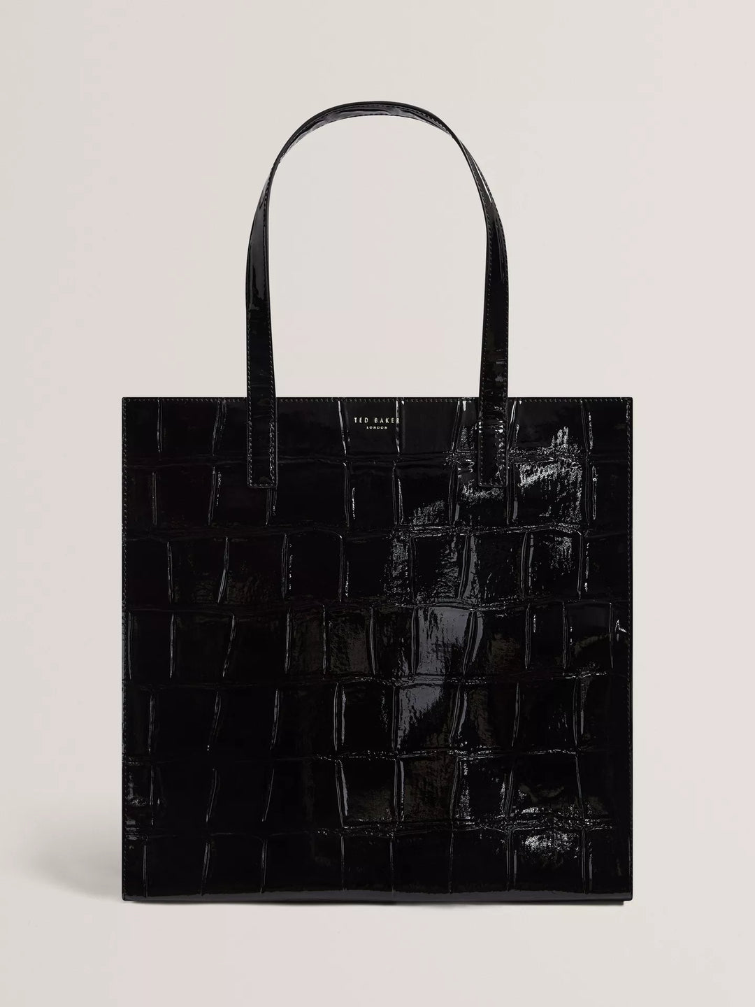 Ted Baker Vannda Croc Effect Large Icon Bag | Black