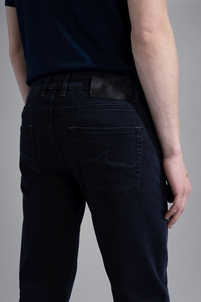 Paul & Shark Black Rivet Organic Cotton Stretch Jeans | Dark Grey