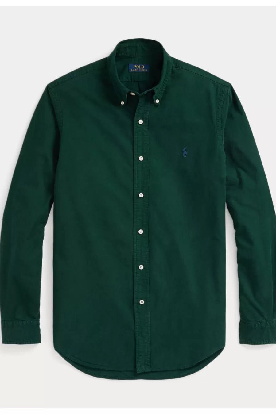 Ralph Lauren Custom Fit Garment-Dyed Oxford Shirt | Green