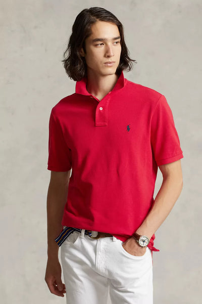 Ralph Lauren The Iconic Mesh Polo Shirt | Red