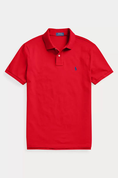 Ralph Lauren The Iconic Mesh Polo Shirt | Red