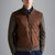 Paul & Shark Wool&Cashmere Cardigan with Leather and Shark Label | Brown