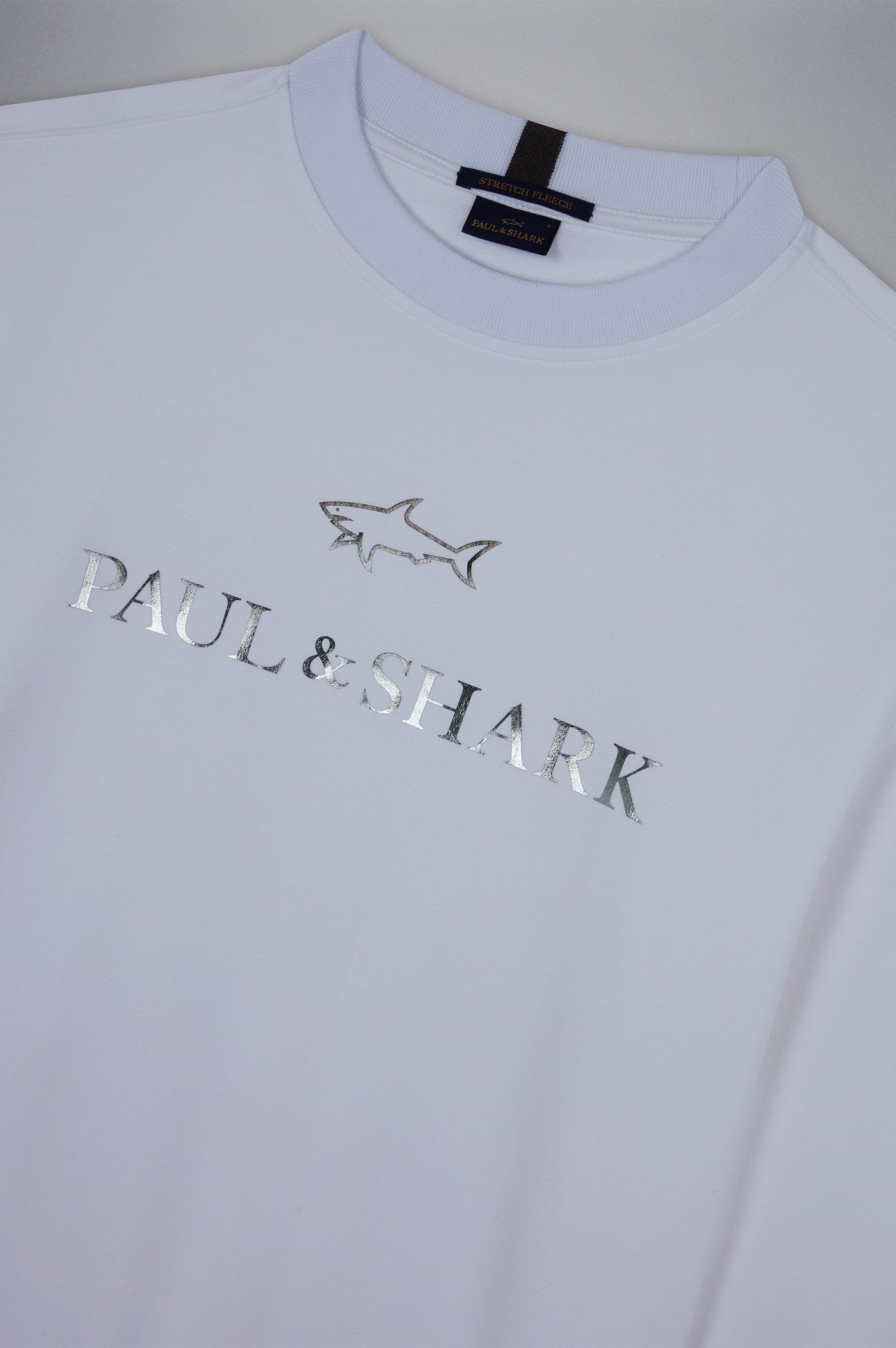 Paul & Shark Stretch Cotton Sweatshirt | White