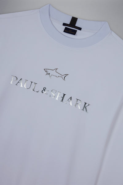 Paul & Shark Stretch Cotton Sweatshirt | White