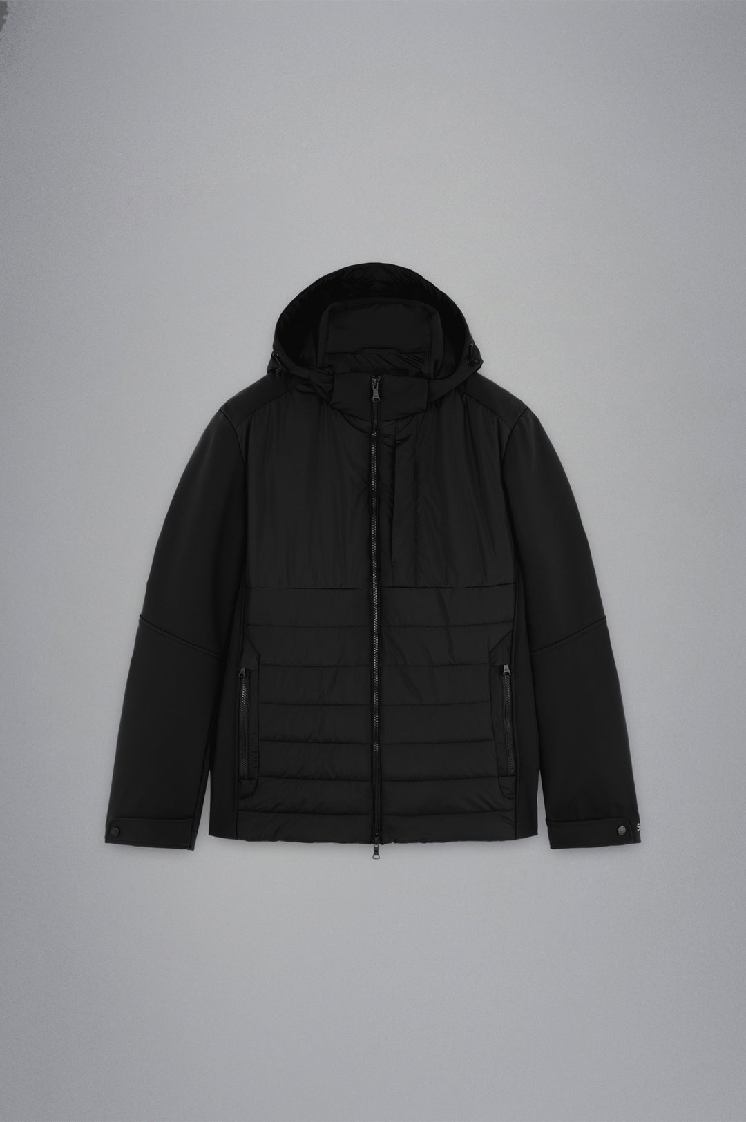 Paul & Shark Re-Shark Shell Hybrid Jacket with Shark Fin | Black