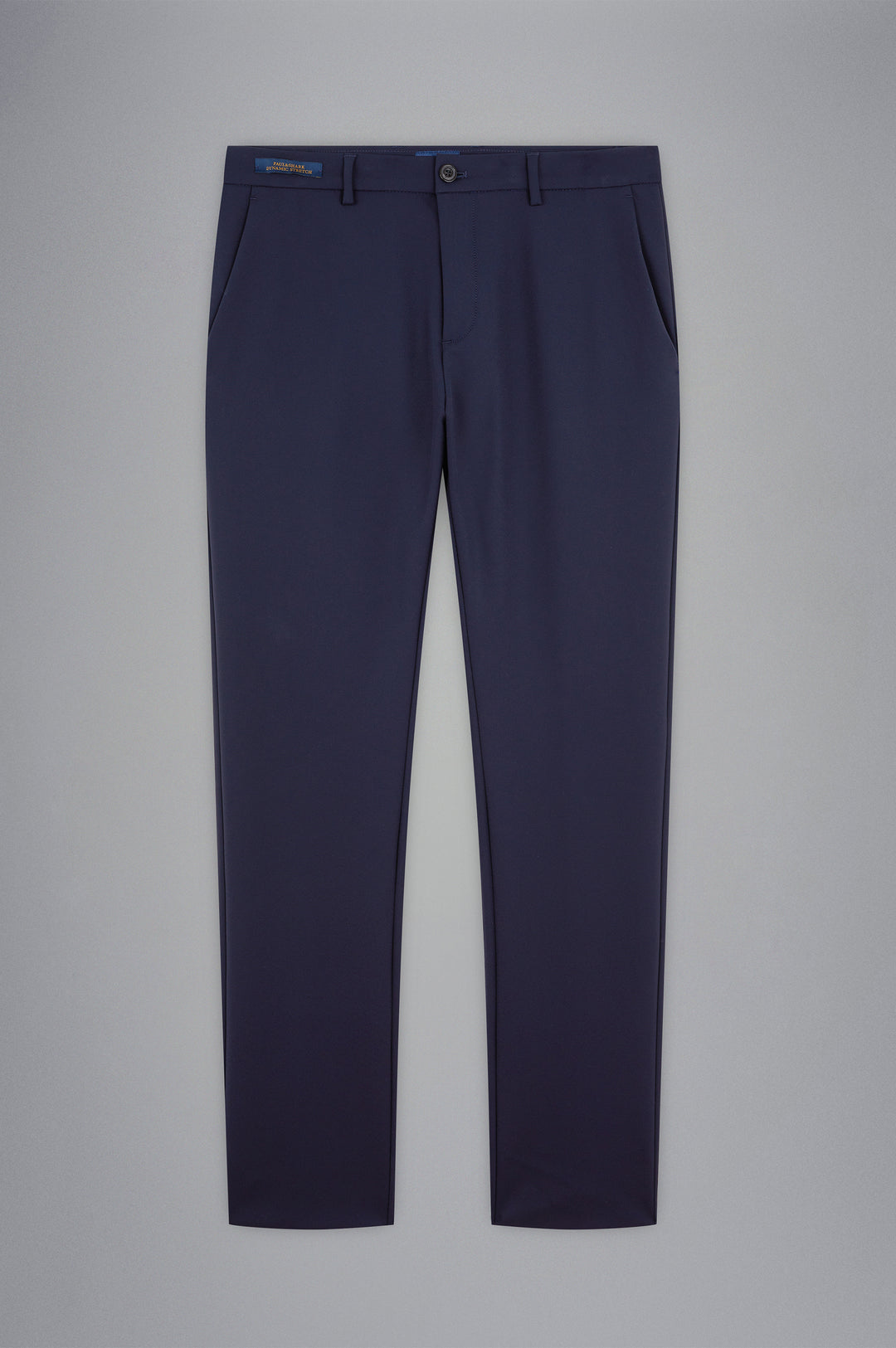 Paul & Shark Dynamic Stretch Nylon Regular fit Chino with Shark Fin | Navy