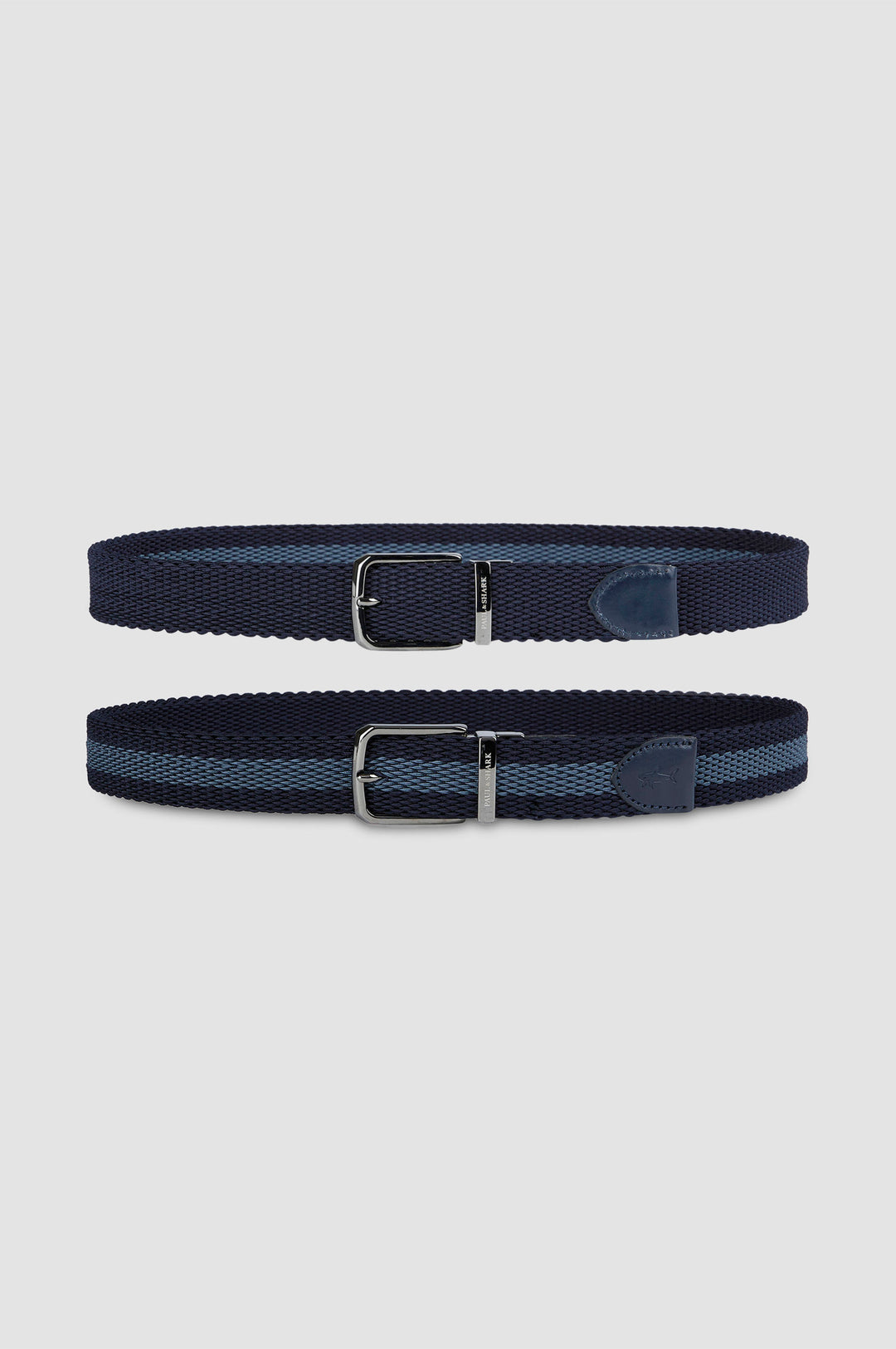 Paul & Shark Contrast Stripes Reversible Belt | Navy