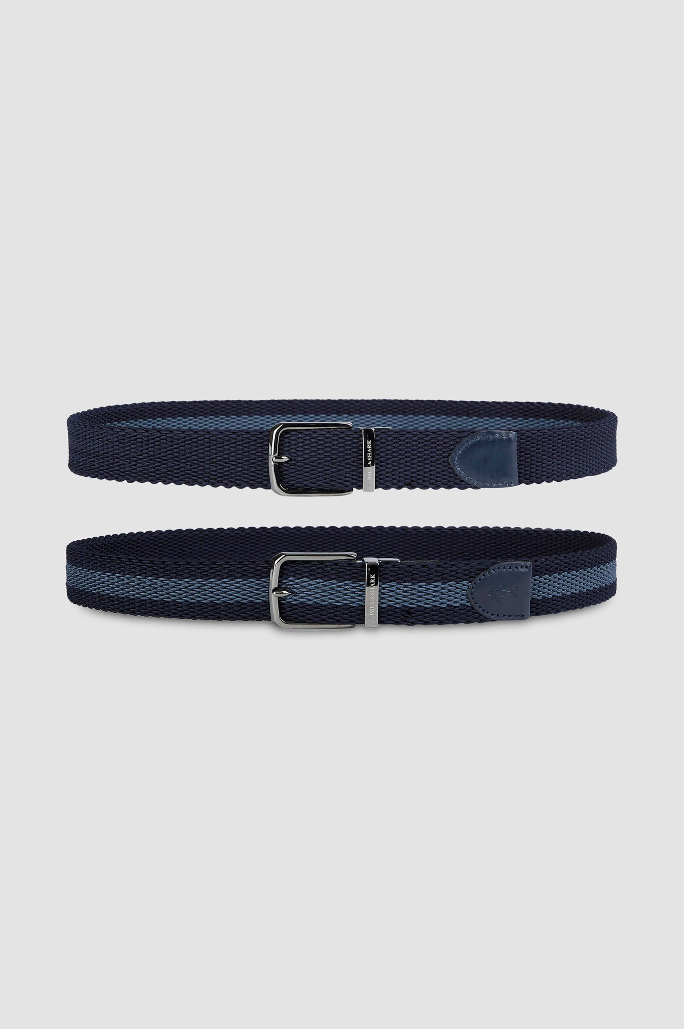 Paul & Shark Contrast Stripes Reversible Belt | Navy