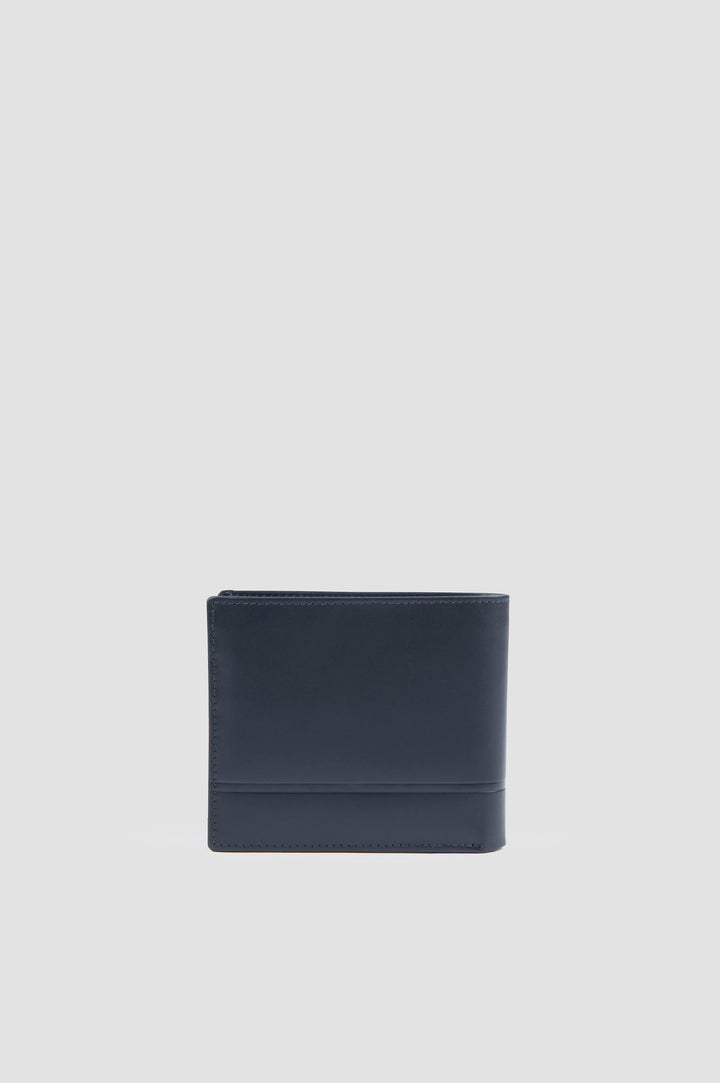 Paul & Shark Embossed Leather Wallet | Navy