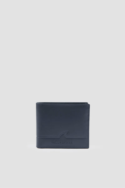 Paul & Shark Embossed Leather Wallet | Navy