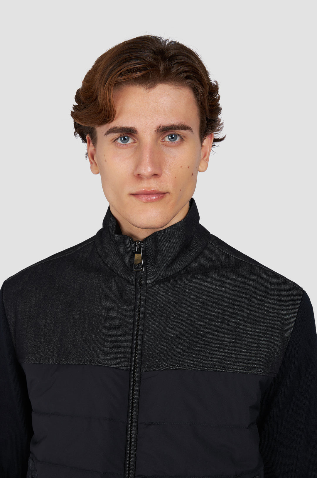 Paul & Shark Denim Details Cool Touch Wool Jacket | Navy