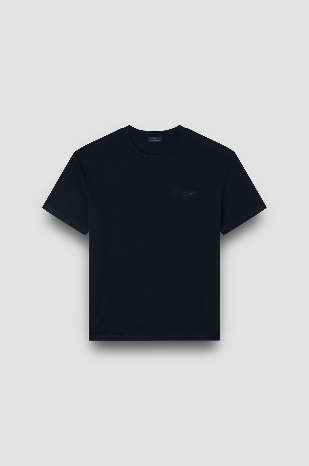 Paul & Shark Embroidered Shark Cotton Jersey T-shirt | Navy
