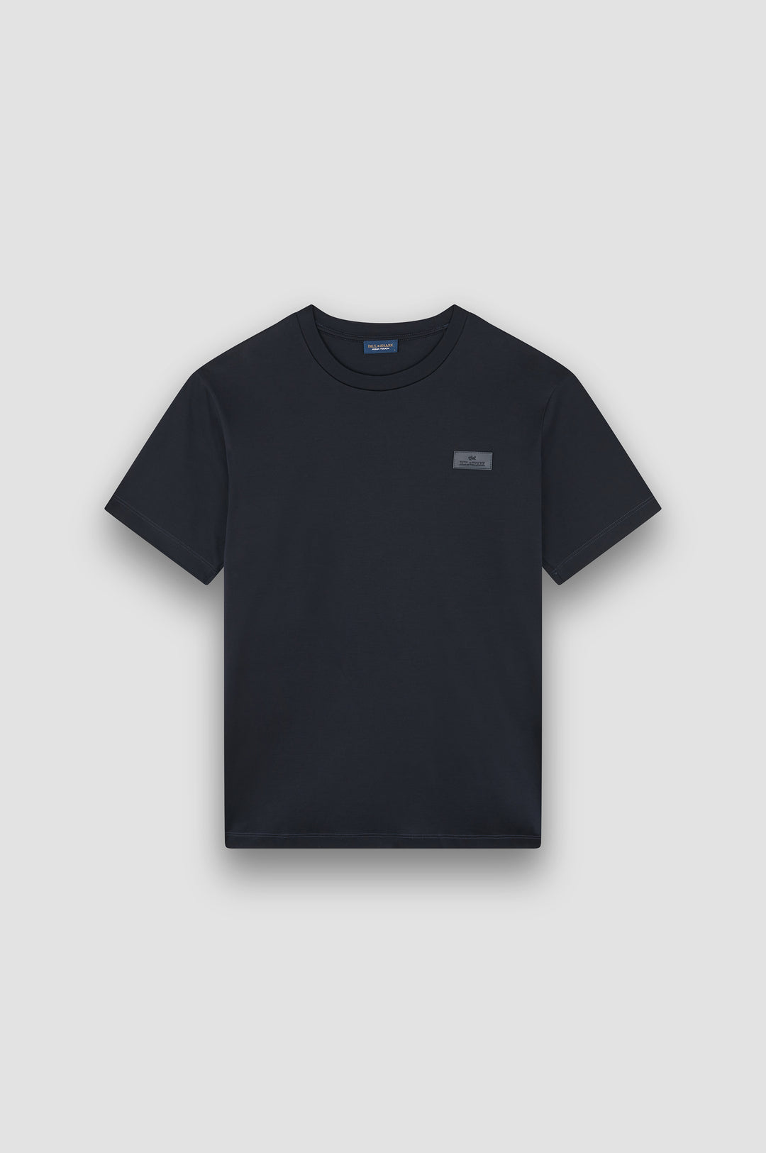 Paul & Shark Leather Badge Aqua Touch Cotton T-shirt | Navy