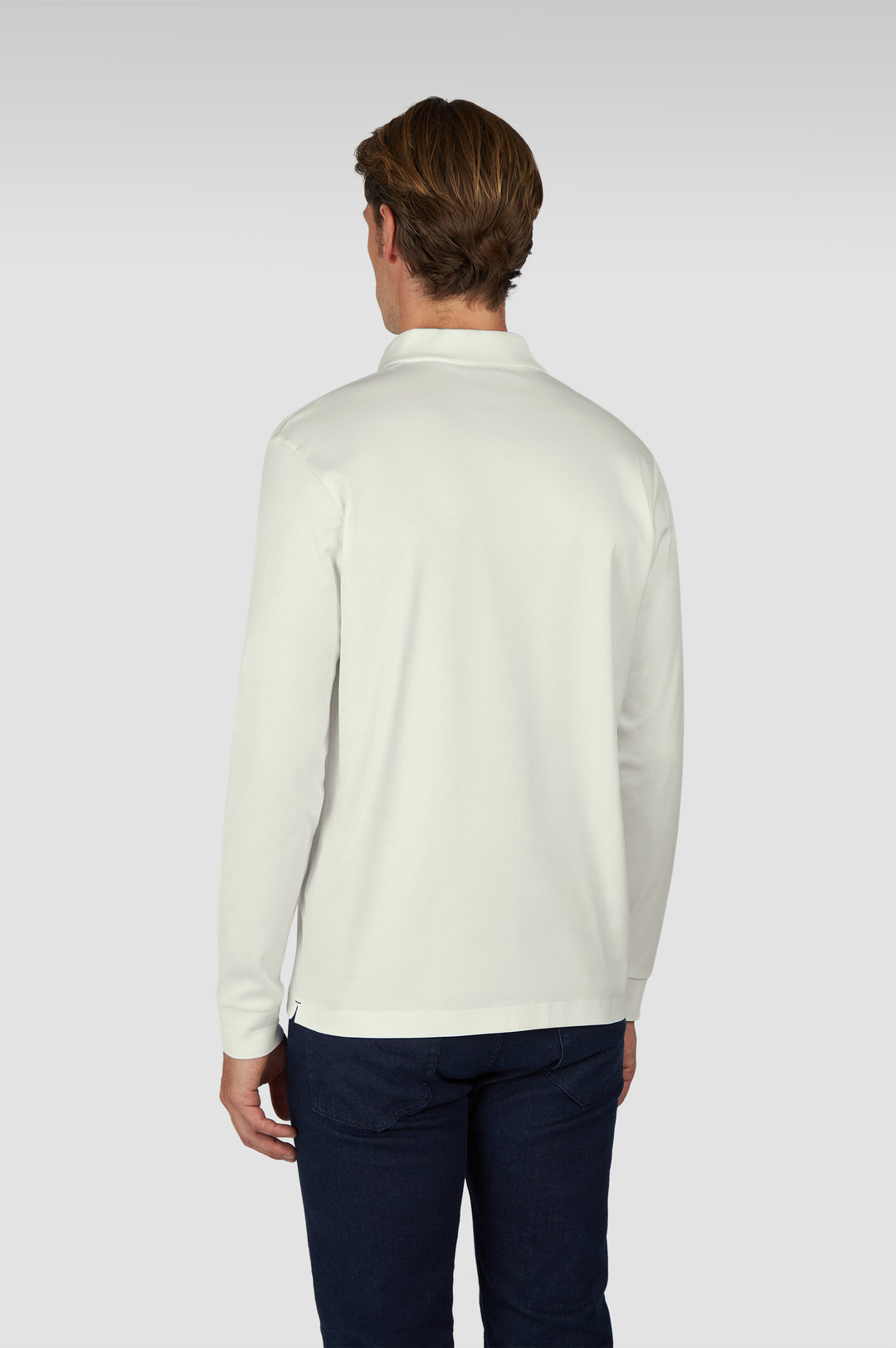 Paul & Shark Metal Shark Aqua Touch Cotton Polo | Cream