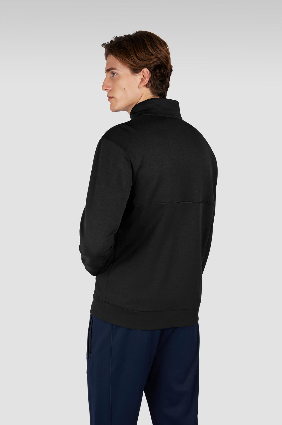 Paul & Shark Printed Fin Supersoft Fleece Sweatshirt | Black