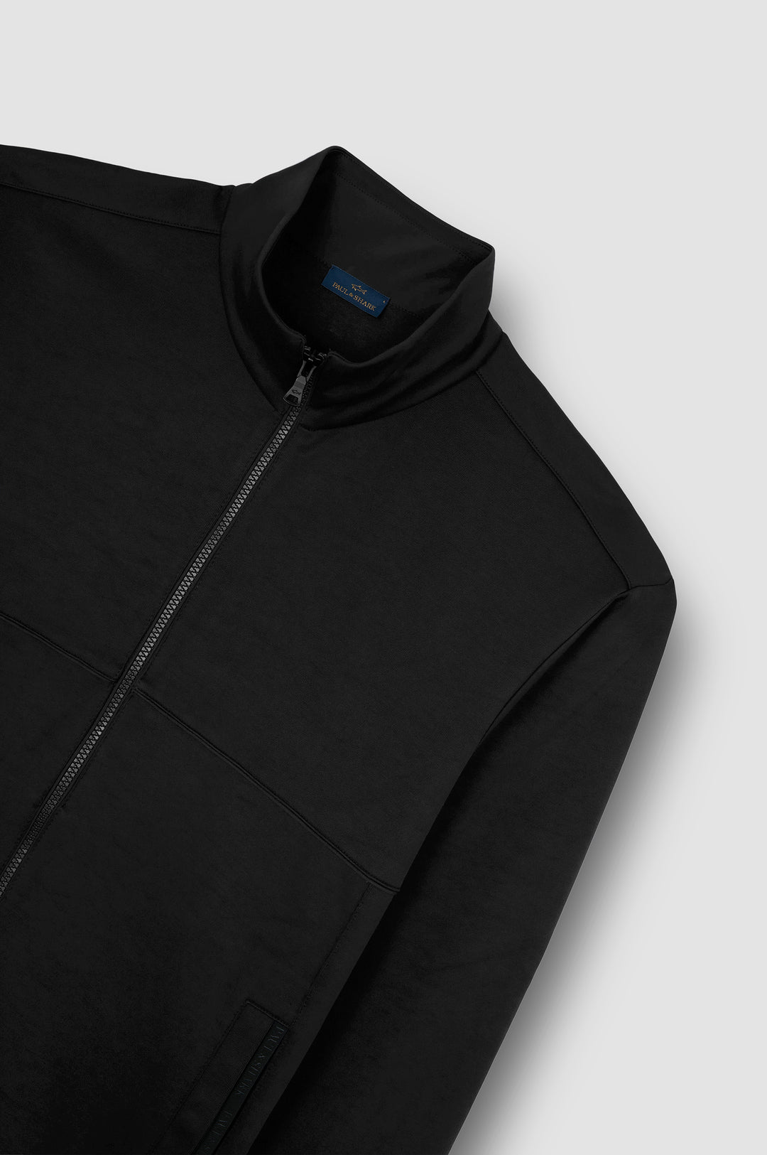 Paul & Shark Printed Fin Supersoft Fleece Sweatshirt | Black