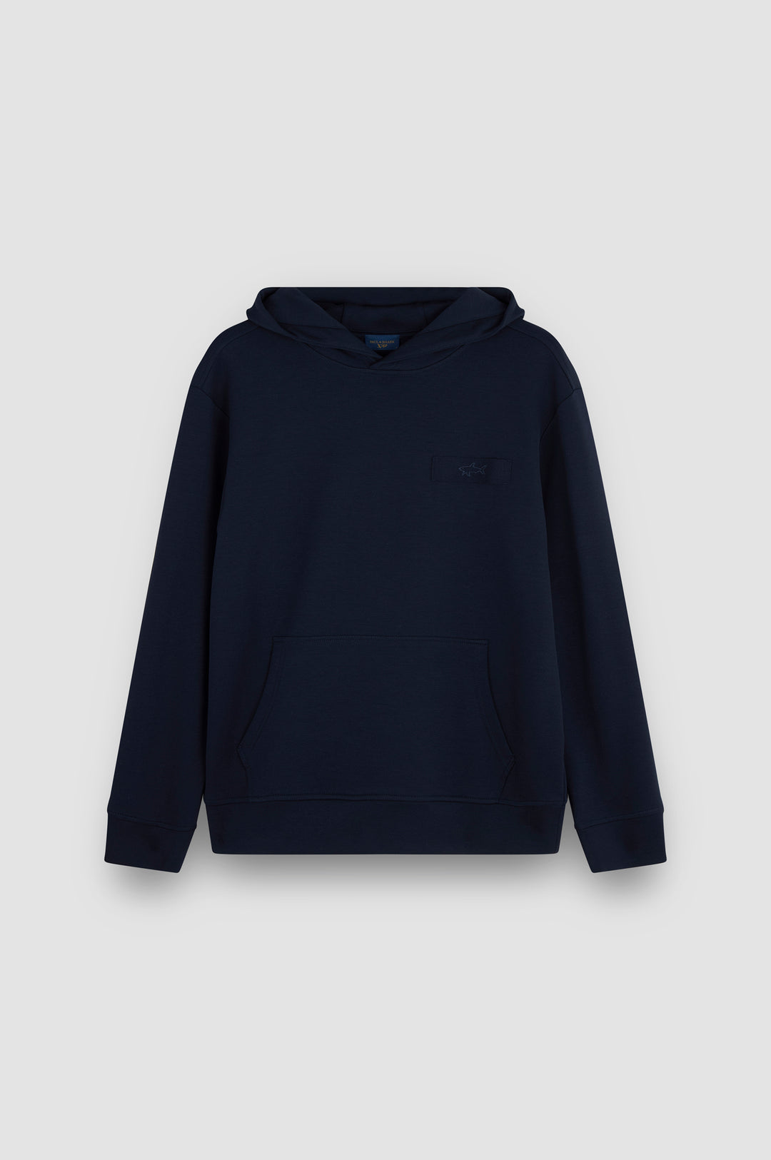 Paul & Shark Embroidered X Soft Fleece Cotton Hoodie | Navy