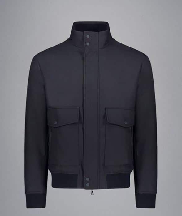 Paul & Shark Typhoon X-Soft Bomber with Alcantara® Details | Black