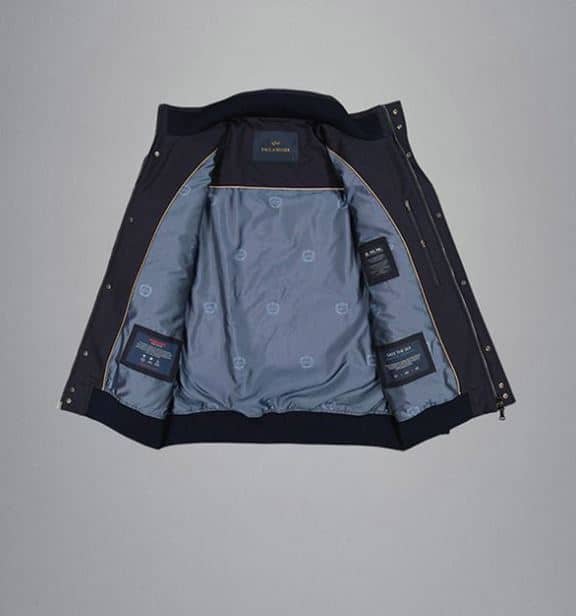 Paul & Shark Typhoon X-Soft Bomber with Alcantara® Details | Black
