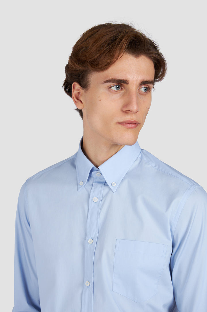 Paul & Shark Cotton Poplin Shirt | Light Blue