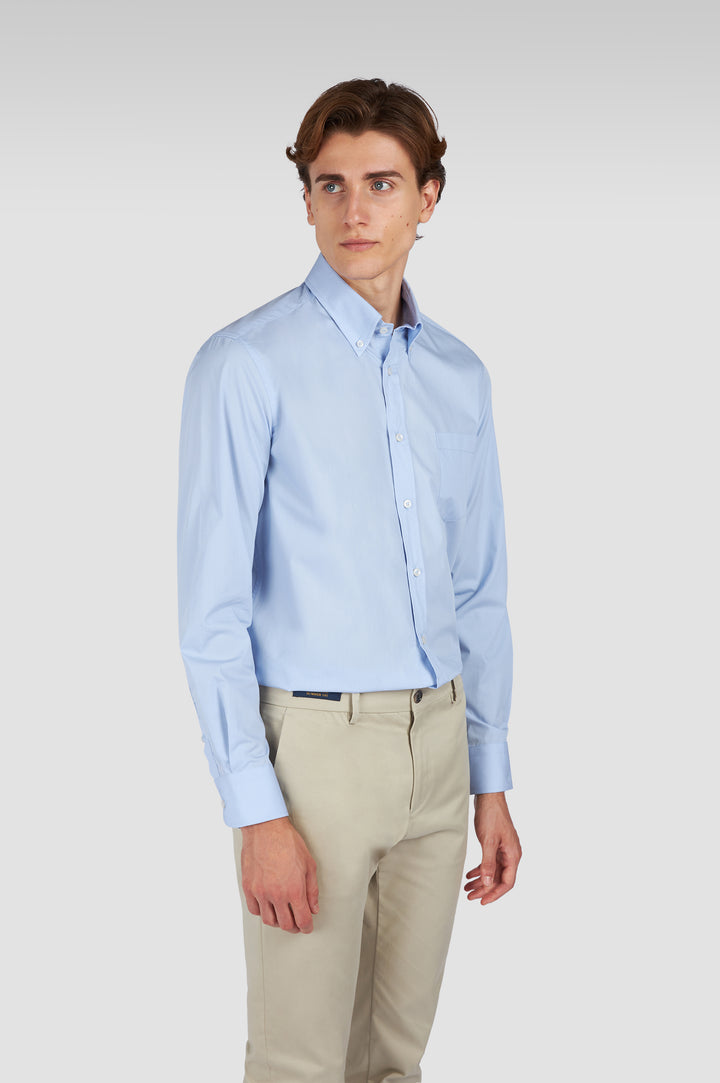 Paul & Shark Cotton Poplin Shirt | Light Blue