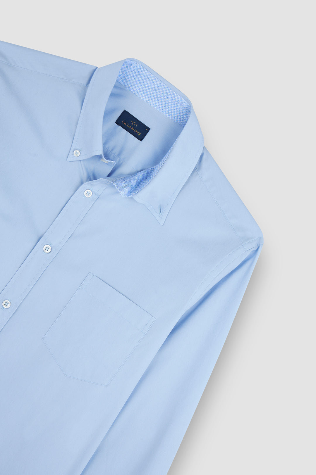 Paul & Shark Cotton Poplin Shirt | Light Blue