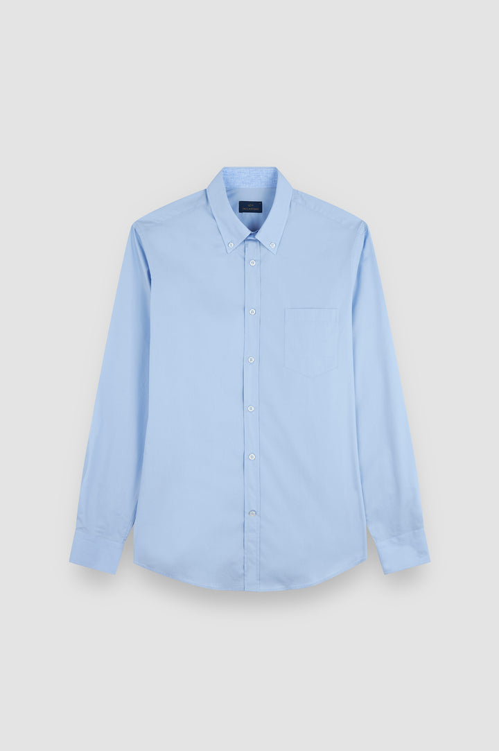 Paul & Shark Cotton Poplin Shirt | Light Blue
