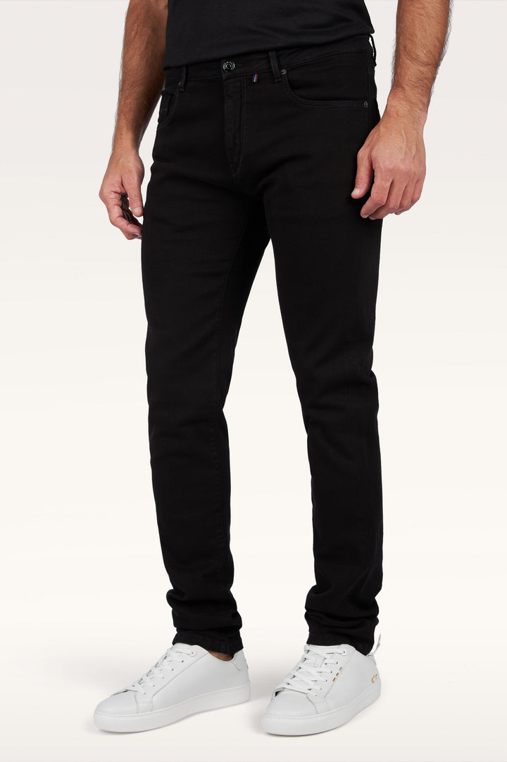 Paul & Shark Stretch Denim Jeans in Organic Cotton | Black