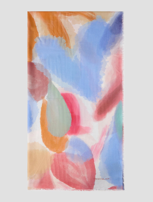 PennyBlack Printed Modal Stole | Multicolor