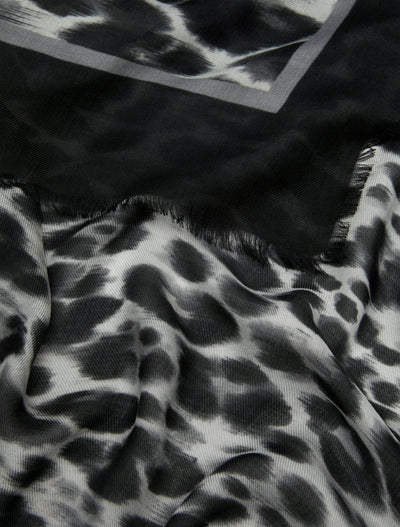 PennyBlack Arabo Scarf | Black/Grey