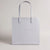 Ted Baker Soocon Crosshatch Faux Leather Icon Tote Bag | Light Grey